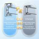 HEILAIYI Clothes Drying Rack for Laundry, Wall Mounted Clothes Hanger Rack, Folding, Retractable, Collapsible (J-Shape Hooks)