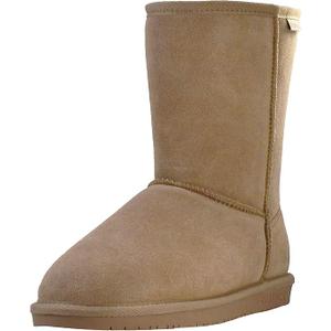 BEARPAW Emma Short Women's Classic Winter Slip On Boots, Lightweight Suede Boots, Size: 10