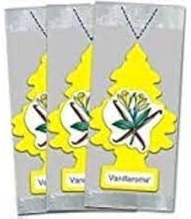 LITTLE TREES Car Air Freshener | Hanging Paper Tree for Home or Car | Vanillaroma | 3 Pack LITTLE TREES Car Air Freshener | Hanging Paper Tree for Home or Car | Vanillaroma | 3 Pack