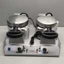 Waring Commercial WW250X Double Side by Side Belgian Waffle Maker, Coated Non Stick Cooking Plates, Produces 50 Waffles Per Hour,120V, 2400W, 5-20 Phase Plug (ONLY BOX DAMAGE, UNIT UNDAMAGED)