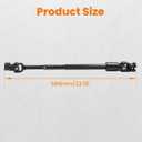 maXpeedingrods 4713943 Lower Power Steering Column Intermediate Shaft, for Jeep Cherokee 1984-1994 Comanche 1986-1992 Wagoneer 1984-1990, 425-284 Lower Power Steering Shaft w/U-Joint