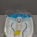 Homedics Bubble Mate Foot Spa, Toe Touch Controlled Foot Bath with Invigorating Bubbles and Splash Proof, Raised Massage Nodes and Removable Pumice Stone