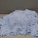 NIFTRIRY Two Piece Sets for Women Dressy Solid Color Embroidered Short Sleeve Crop Top and Maxi Skirt Suit Summer outfits (Large, Blue)