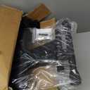 Piano Keyboard Stand and Bench Set, Double-X Keyboard Stand Adjustable Digital Piano Stand with Lockable Straps, (Piano Keyboard Stand x 1, Piano Bench x 1), Black