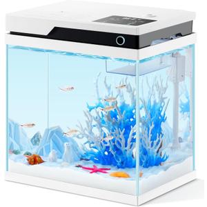 PONDON Glass Aquarium 4 Gallon for FBM