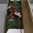 DR.DUDU 12 Pack Artificial Berry Twigs for Christmas Tree Decoration, DIY Christmas Red Berry Stems for Crafts Wreath Garland Ornaments, 6 Designs