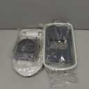 Mueller Pro-Series All-in-One, 12 Blade Mandoline Slicer for Kitchen, Food Chopper, Vegetable Slicer and Spiralizer, Cutter, Dicer, Grater, Kitchen Gadgets Sets with Container, White Sand/Gray (12 Blade, White Sand/Gray)