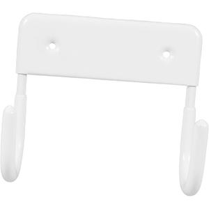 Ironing Board Hanger Wall Mount Heavy-Duty Organizer for Laundry Rooms Space-Saving Iron Holder Easy Installation Wall Rack for Ironing Boards and Accessories (White)