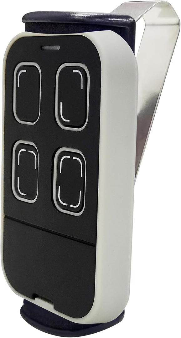 Universal Garage Door Remote Universal Gate Remote Control Cloning Homelink Programmable Learning 4-Button Multi Frequency 280MHZ-868MHZ (Grey)