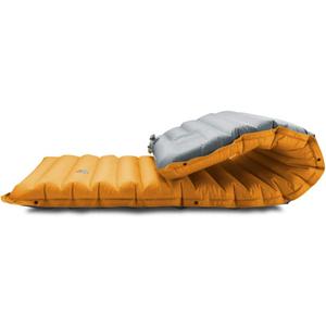 ZOOOBELIVES Extra Thickness Inflatable Sleeping Pad with Built-in Pump, Most Comfortable Camping Mattress for Backpacking, Car Traveling and Hiking, Compact and Lightweight - Airlive2000 (Sunny Orange)