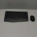 Hamile 2.4G&Bluetooth Wireless Keyboard  Light Up Keyboards with Wrist Rest  8 Backlit Effects  Slim Rechargeable Silent with Holder for Windows, Mac, Black