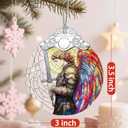 Christmas Ornaments - Archangel Michael Ornament | Warrior Angel Decor | Christian Christmas Decorations | Xmas Tree Decor | Holiday Decor  Christian Gifts | Faithful Gift | Religious Gifts