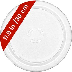 Puxyblue 4393799 4393751 Microwave Glass Tray Fit for Whirl-pool & Ken-more & May-tag Replaces for 8206226 30QBP4185 AP3130793 PS373741 Microwave Glass Plate Turntable