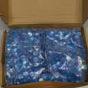 GasSaf Blue Fire Glass Beads for Outdoor Fire Pit, Fireplace, Replaces Existing Gas Logs & Lava Rocks, 3/4 Inch Glass(10 Pound)(Caribbean Blue Luster)