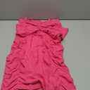 DRESSQUEEN Women 2026 Sexy Summer Bodycon Ruched Party Club Mini Dress Sleeveless Cutout Tight Date Night Tank Short Dresses (Pink, L)