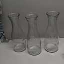 3 Sets Glass Pitcher with Lid, 50 oz / 1500 ml Water Carafe Hot Cold Beverage Water Jar Glass Jug
