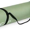 CAP Barbell 1/2-Inch High Density Exercise Yoga Mat with Strap | Multiple Options