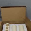 ZCCZ -Beige Bathroom Accessories Set 4 Pcs - Toothbrush Holder, Soap Dispenser, Vanity Tray, Bathroom Tumbler - Countertop Vanity Organizer - Bathroom Accessory Set- Toothbrush Holder Set, Stone Sets