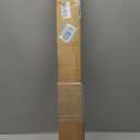 Cordless Vinyl Mini L Blinds 36" W x 36" H, 1" Slat White Horizontal Windows L Blind for Door, Shades, Camper, Light Filtering, Interiors, Arrive 1/2 Inch Narrower Indoor