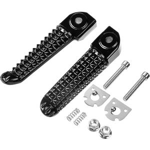 Yamaha Motorcycles Footrests Rear Foot Pegs For Yamaha YZF R1 2002-2014 and Yamaha YZF R6 2003-2017; Black