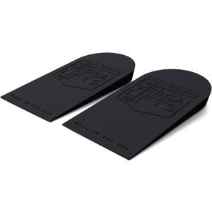 Endurance Heel Lift Inserts (Pair) (Medium) - Ideal for Comfort, Light Training, Light Lifting (Black)