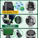 VANMASS Phone Holders for Your Car 2026 Ultimate Phone Mount Military-Grade Windshield Dashboard VentNewest Best Strongest Cell Phone Car Mount for iPhone 16 Pro Max 15 Samsung Android,Green
