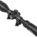 SNIPER Rifle Scope 4-12x50 AOL with Red/Green/Blue Illuminated Reticle Riflescope, Adjustable Objective (MT4-12x50AOL)