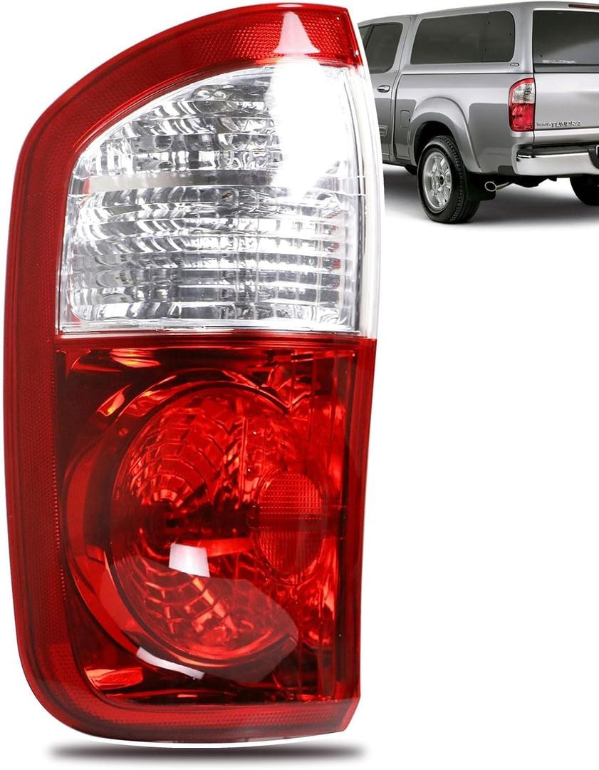 Tail Light Compatible With 2004 2005 2006 Toyota Tundra Crew & Double Cab Pickup Rear Light Taillight Left Driver Outer Side Replace TO2800153 815600C040