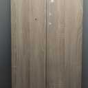 Heimlove 16 inch Grey Floating Shelves for Wall,6.7 inch Deep Small Bathroom Over Toilet Shelf,Wall Mounted Wood Shelves for Bedroom,Living Room,Kitchen,Office,Set of 2