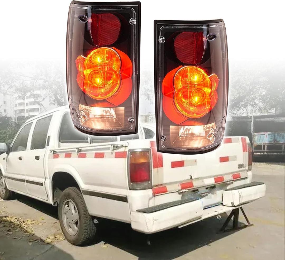 Pair Rear Tail Light Replacement For 1986-1993 Maz da B2000 B2200 B2600 Base LE Replace# 8BUA51160、8BUA51150