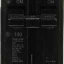 ABB Q-Line THQL21100 100A Double Pole Circuit Breaker 100 Amp Double Pole 120/240 VAC Breaker 2-Pole Standard Circuit Breaker Electrical Safety Switch Plug-in Mount Type