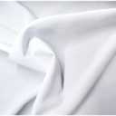 100% Polyester Peach Skin Faille Fabric 60" Wide by The Yard White Fabric Fast Free Supply