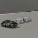 ORICO USB Hub 3.0, Clamp USB Hub with Extra Power Port, 3 USB-A Data Ports, USB-C Port for Monitors, Desks(Silver)