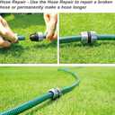 Eden 98063 Multi-Adjustable Flex Design Above Ground Irrigation Garden Sprinkler System, Sprinkler & Hose, DIY Plant Watering Set