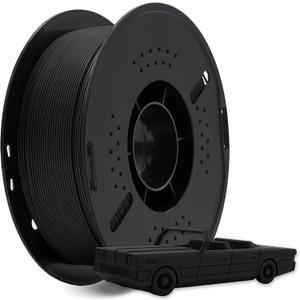 PLA Matte 3D Printer Filament 1.75mm 1KG(2.2lbs), Jucoole, High Precision, Strong Toughness, Odorless, Better Flow, Moisture Proof 3D Printing PLA Matt Filament, for FDM Printers (Black)