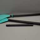 Abahub Adjustable Kayak Paddle 210-230 cm/ 230-250 cm Floating Kayaking Oars Boating Oars Canoeing Oars Black, 82.6''- 90.5''