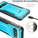 FITO for Google Pixel 8 Pro Case, Dual Layer Shockproof Heavy Duty Phone Case Built-in Kickstand for Google Pixel 8 Pro Phone (Blue)