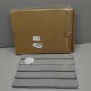 Stone Dish Drying Mat for Kitchen Counter  Collapsible 24"(L)16 (W) Super Absorbent Diatomaceous Earth Dish Drying Mat, Grey Kitchen Counter Mats for Dishes ,Bottles, Cups, Match Any Countertop (Gray)