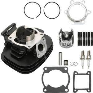 WFLNHB Cylinder Piston Gasket Top End Kit Replacement for Yamaha Blaster 200 YFS200 1988-2006 Replacement for 2XJ-11311-02-00 2XJ-11631-01-97 3JM-11601-00-0