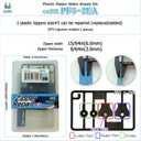 GODO PF5-2EA Plastic Zipper Slider Repair Replacement Kits - #5 Single or Double Puller