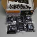 GIGALUMI Solar Lights Outdoor Waterproof, 8 Pack LED Solar Garden Lights, Outdoor Decorations, Garden Decor for Yard, Patio, Landscape, Planter, Walkway (Cold White)