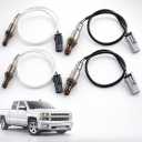 4Pcs Upstream and Downstream Oxygen O2 Sensor for Chevy Silverado 1500 2014-2017, Suburban Tahoe/GMC Sierra 1500/Yukon 2015-2018 OE#234-4940 234-4974