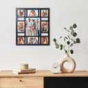 Picture Frame Collage Wall Decor, 4x6 8x10 and 4x4 Photos Display - 9 Openings Multiple Size Photo Black Collage Photo Frame for Wall Mounting Picture Frames Set for Home Lving Room