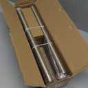 Antique Bronze Curtain Rods for Windows 72 to 144 Inches Adjustable Length Heavy Duty 1" Diameter Window Curtain Rod with Solid Metal Finials for Outdoor Farmhouse Bedroom Kitchen Living Room