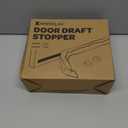 38" Weighted Draft Stopper for Bottom of Doors and Windows, Heavy Duty Sound Proof Door Draft Guard Door Soundproofing Under Door Noise/Air/Wind Blocker, 2.2Lbs (32")