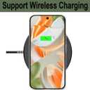 Unov Case Compatible with Pixel 9 Pixel 9 Pro Case Clear with Design Soft TPU Shock Absorption Slim Embossed Pattern Protective Back Cover (Aesthetic Flower)