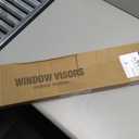 Window Visors Rain Guards for 2019-2025 Dodge Ram 1500 Quad Cab (New Body Style), Window Vent Wind Deflectors Visors Shades for 19-25 Ram 1500 (2 Full-Size Doors, 2 Half-Size Doors)