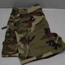 Cargo Shorts for Women High Wasited Stretchy Casual (12, Camo)