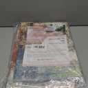 WTHYGB Office Chair Mat for Hardwood Floor Abstract Washable Desk Throw Rug for Rolling Chair Non-Slip Computer Chair Protector 36x60 (Red Blue)