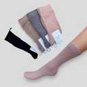 6 Pairs Thigh Knee High Sport Compression Socks for Women Men Circulation Support Stockings, S/M